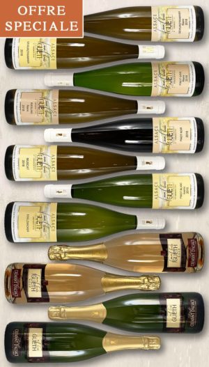 2021 selection 12 bottles tradition alsace wine domaine gueth gueberschwihr