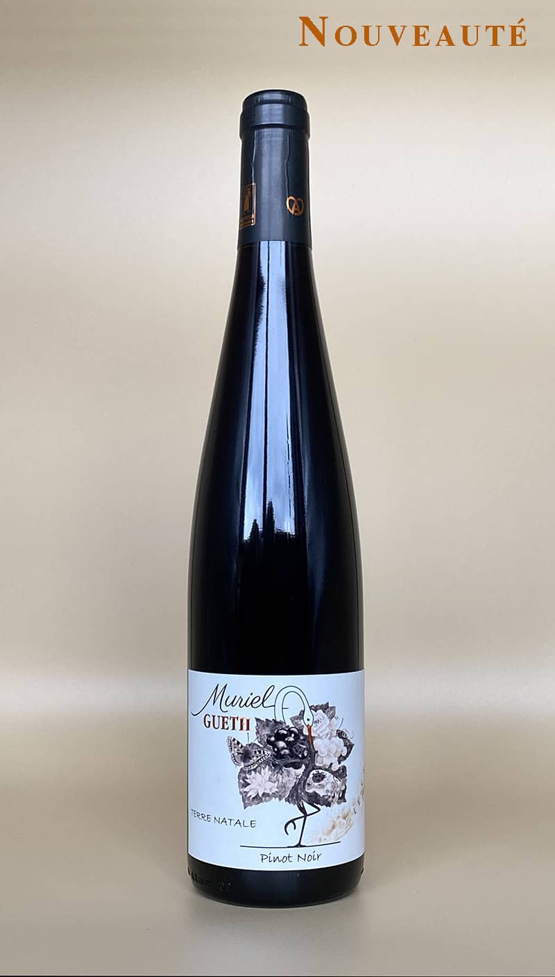 Pinot Noir Fût de Chêne 2018 1 bottle pinot noir was de chene 2018 alsace wine domaine gueth gueberschwihr