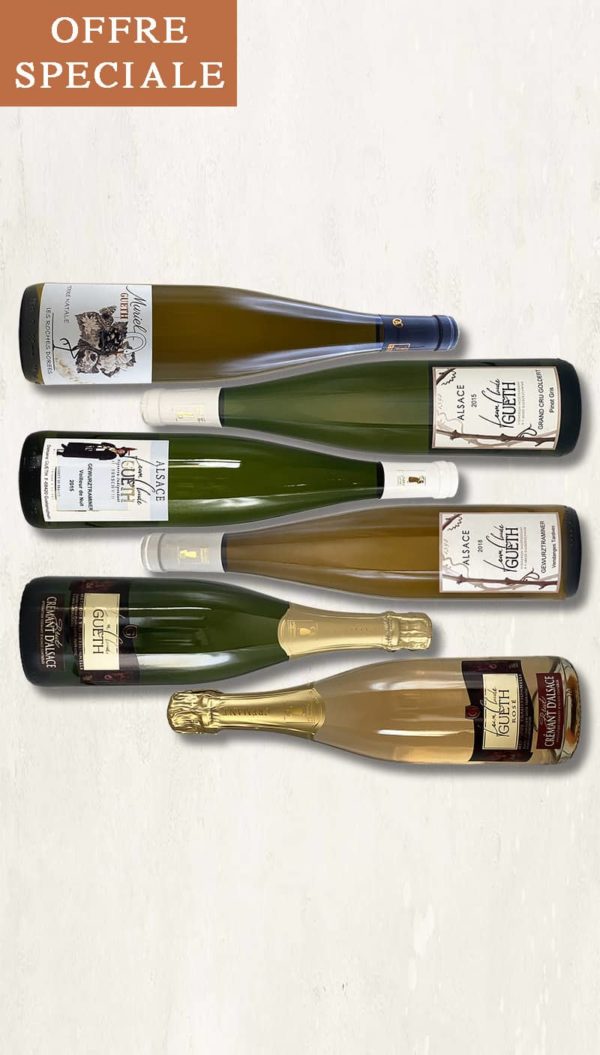 colis2021 selection 6 bouteilles aperitif vin alsace domaine gueth gueberschwihr