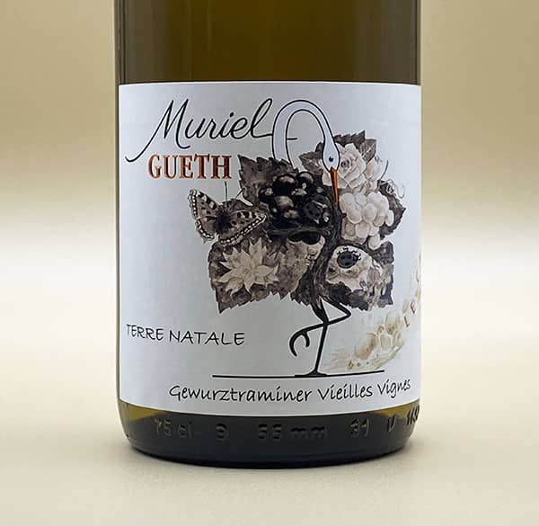 label gewurztraminer old vines 2018 wine alsace domaine gueth gueberschwihr