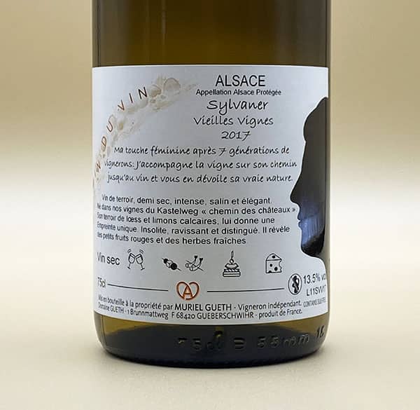 against label sylvaner old vines 2017 wine alsace domaine gueth gueberschwihr guide hachette