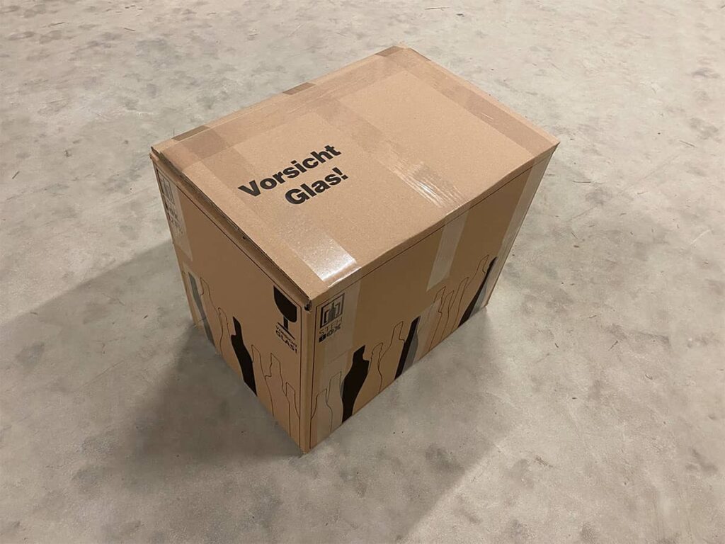 emballage UPS 12 btl pour vin Gueth