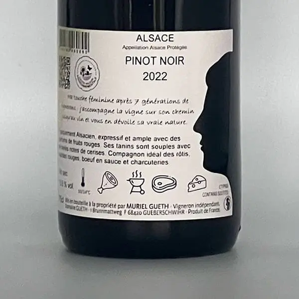 Pinot Noir 2022 contre etiquette Gueth rev.0 1