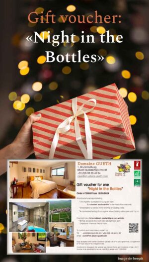 Gift voucher : One "Night in the Bottles" for 2 people