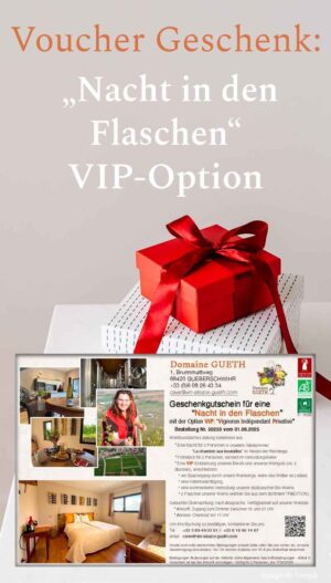 Voucher Geschenk : VIP-Angebot "Privater unabhängiger Winzer" für 2 Personen