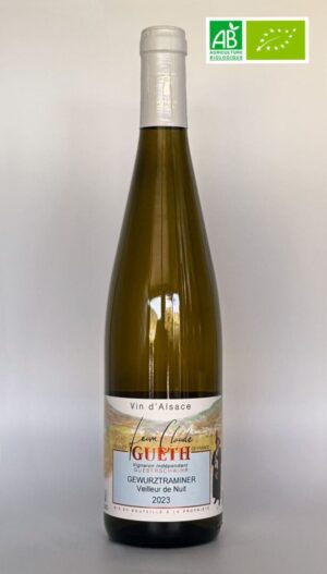 Gewurztraminer veilleur de nuit bio Domaine Gueth