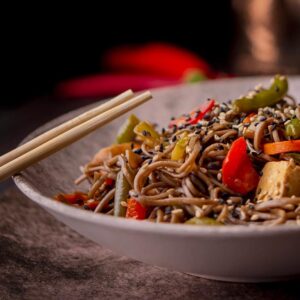 Avec la cuisine asiatique