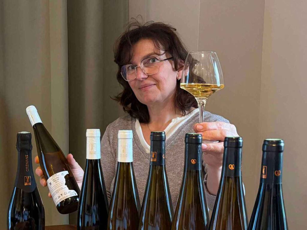 Weintourismus im Elsass, Kellerbesichtigung, Weinprobe 2 Muriel vous invite à une dégustation de ses vins