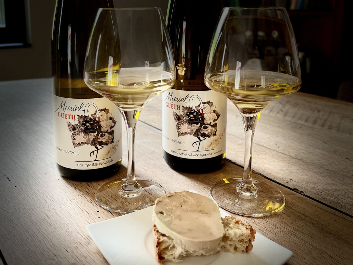 Vins d'Alsace bio à Gueberschwihr, dégustation, oenotourisme et séjours et une touche féminine 13 Osez les Accords Foies Gras & Vins d’Alsace bio