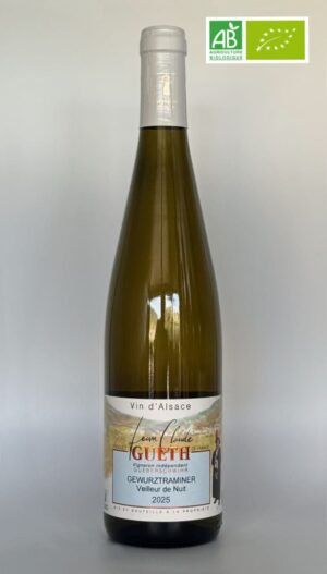 Gewurztraminer veilleur de nuit bio Domaine Gueth