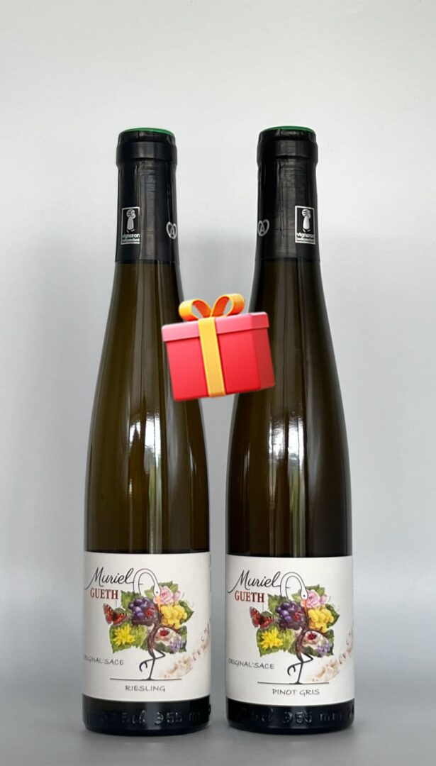 Lot cadeau Riesling et Pinot Gris 2020 37,5cl du Domaine GUETH